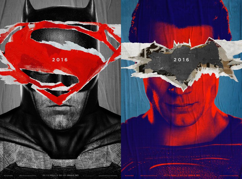Batman v Superman Comic-Con teaser poster